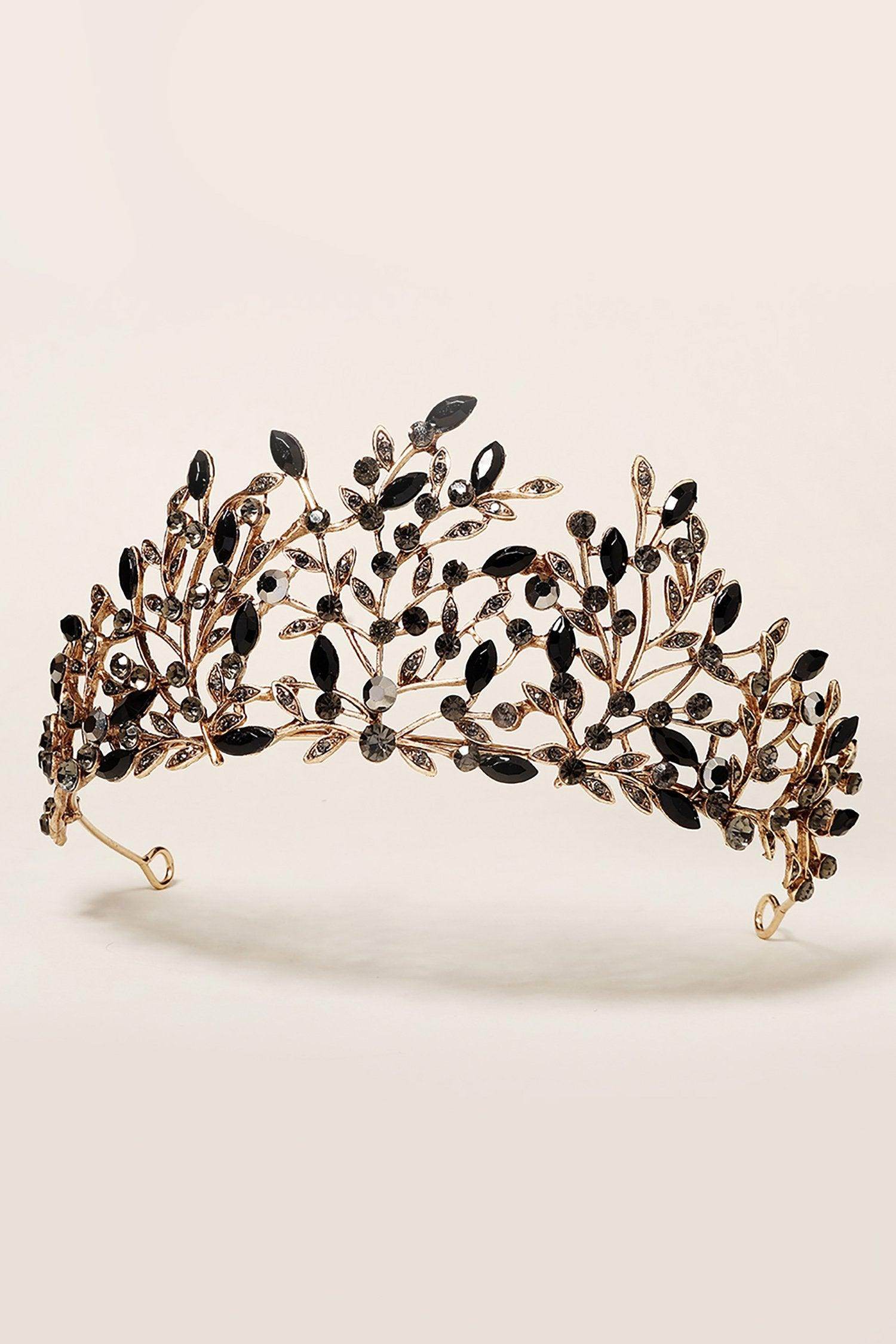 Alloy Tiaras with Rhinestone CH0395 - COCOMELODY